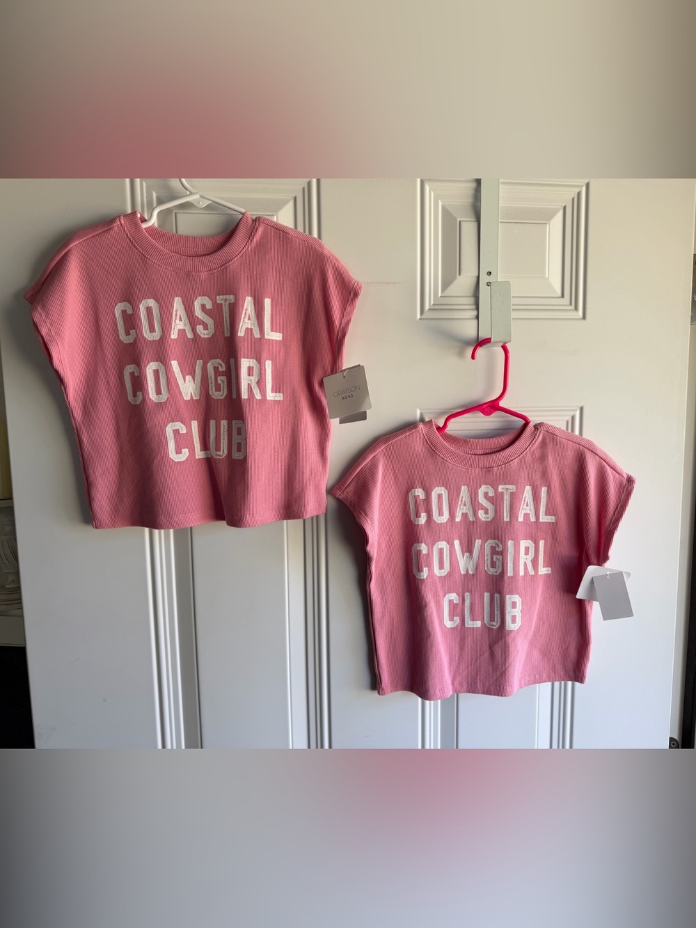 NWT Coastal Cowgirl Club Pink Shirt 3T